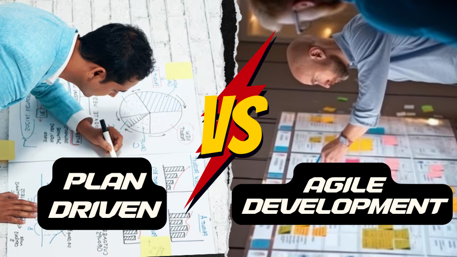 Difference between plan driven and agile development